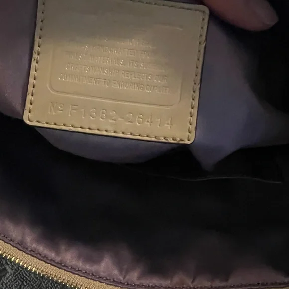 Coach tote Purse F1382-26414 - Picture 5 of 16